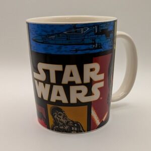 Zak Designs Star Wars Comic Art Ceramic Coffee Mug Millennium Falcon BB-8 2015